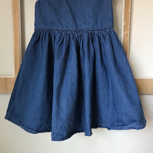 Toddler Denim Skater Dress - Picture 5 of 8